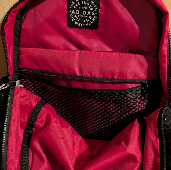 Adidas Black Backpack with Pink Interior - Picture 4 of 7
